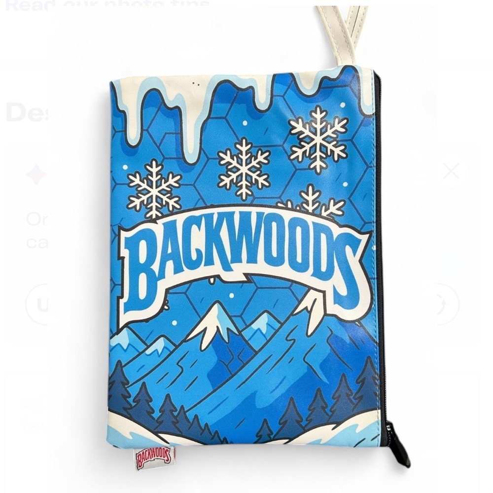 Backwoods Snowfall Travel Bag with Strap NWOT